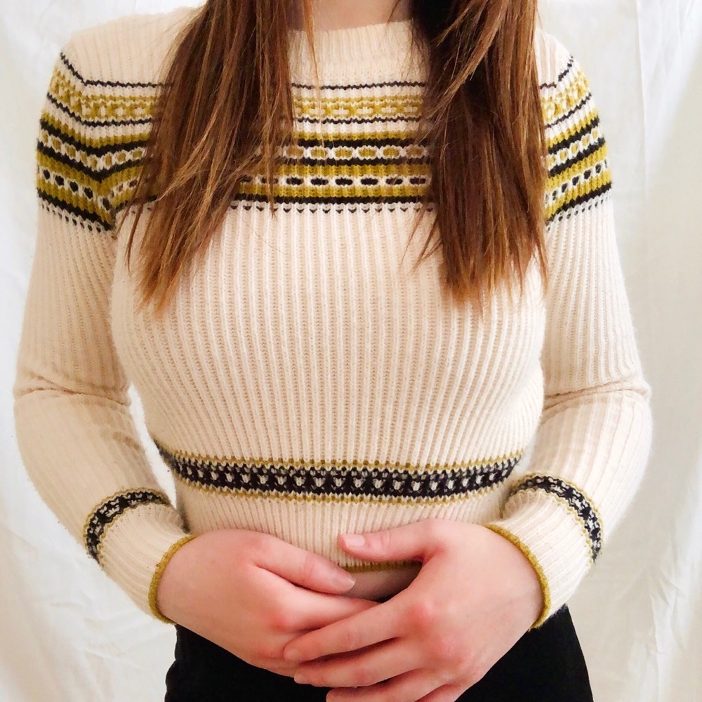 cropped sweater